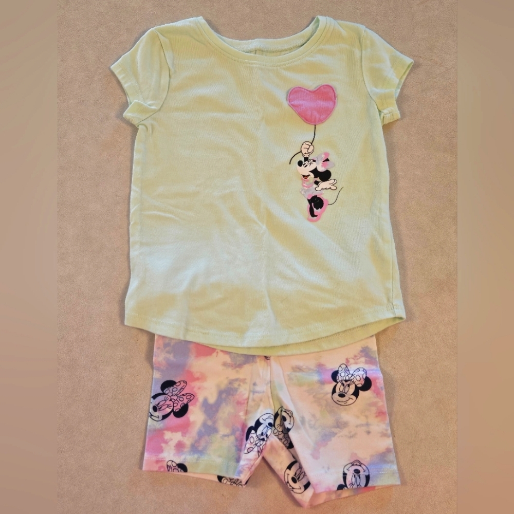 Disney Minnie Mouse Shorts & Tee Toddler Outfit, 2T